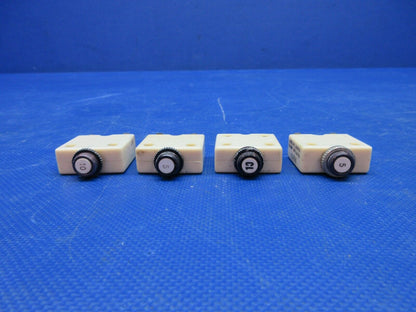 Cessna Wood Electric Circuit Breakers P/N 1600-041-01008 LOT OF 18 (0924-1367)