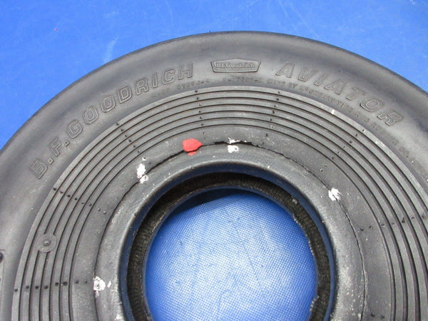 B.F. Goodrich Aviator 6.00x6 4 PLY Tire - Vintage P/N A-66 NOS (0924-1320)