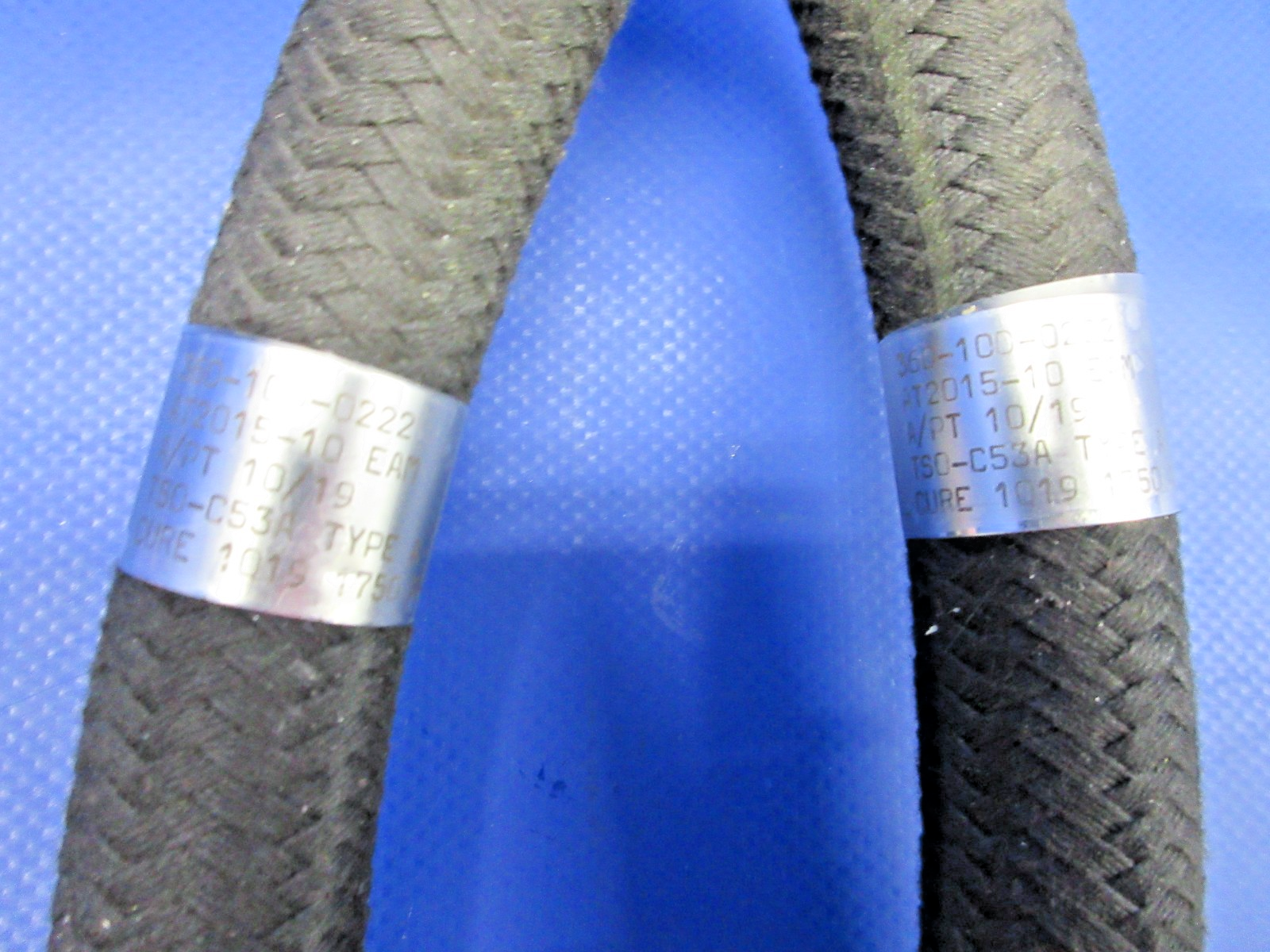Beech D95A Travel Air Oil Lines LOT P/N 360-10D-0222 (0326-734)3