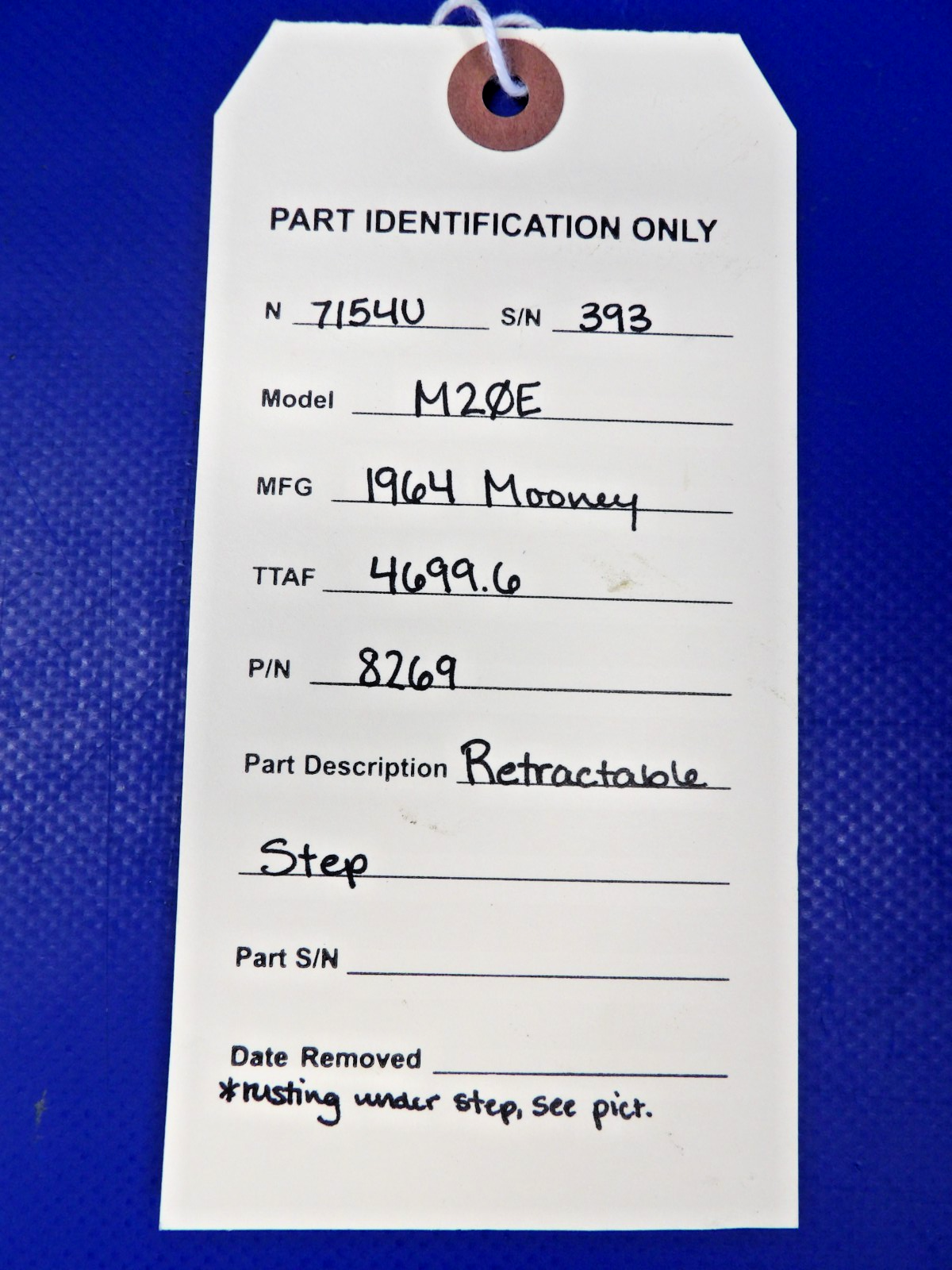 Mooney M20 / M20E Retractable Step P/N 8269 (0826-1287)14