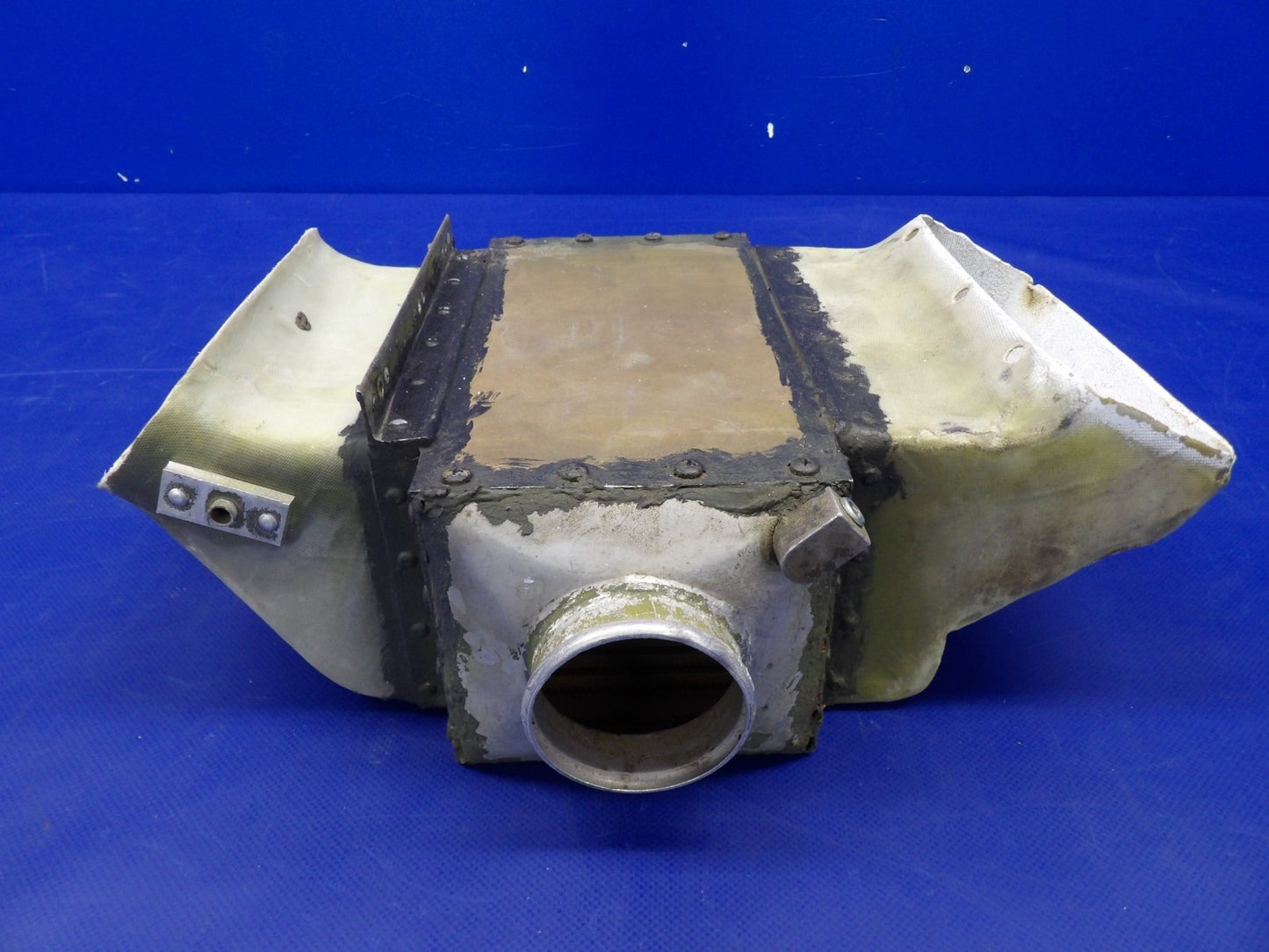Cessna 421 Stewart-Warner Pressurization Heat Exchanger P/N 8471A (0726-1216)8