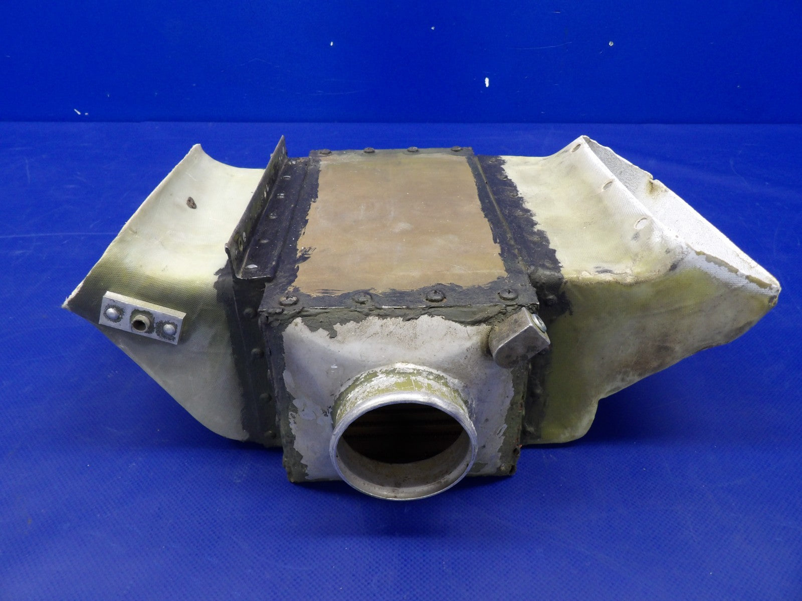 Cessna 421 Stewart-Warner Pressurization Heat Exchanger P/N 8471A (0726-1216)8