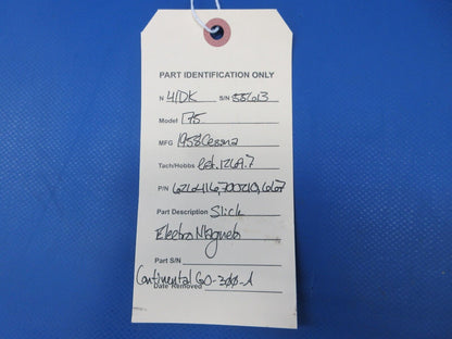 Continental GO-300-A Slick Electro Magneto P/N 626416 CORE (0824-2067)