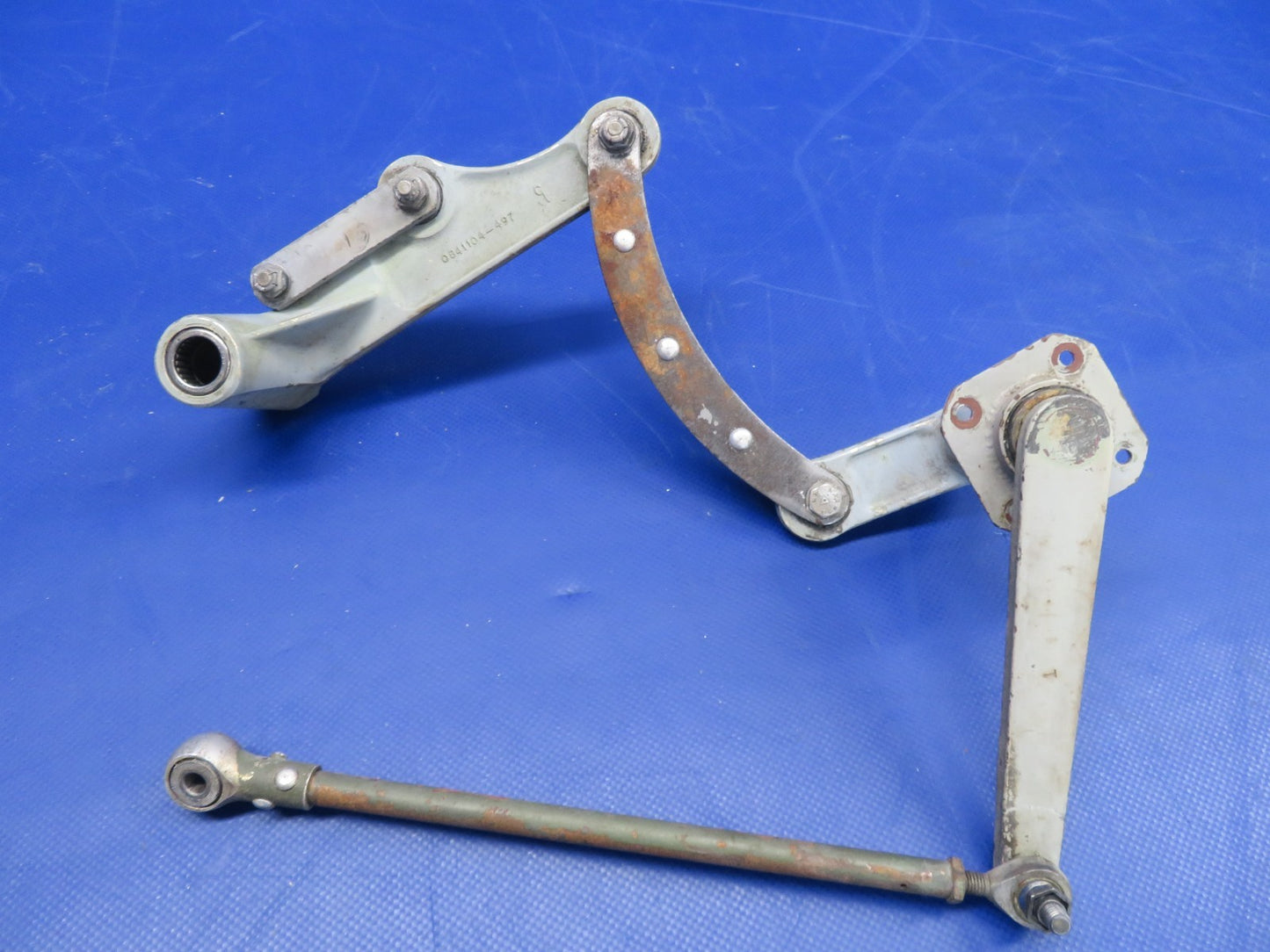 Cessna 421 LH Main Gear Door Retract Linkage P/N 0841104-3 (0726-432)2