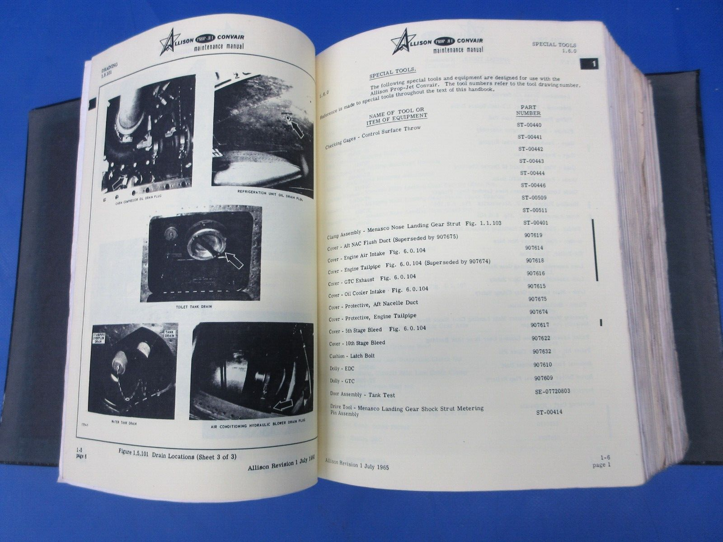 Allison / Convair Allison Prop-Jet Convair 440 Maintenance Manual (0824-1258)