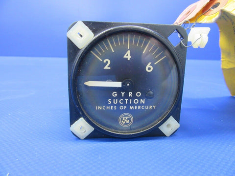 Airborne Manufacturing Vacuum Gage P/N 1G3-4 TESTED (0324-30)