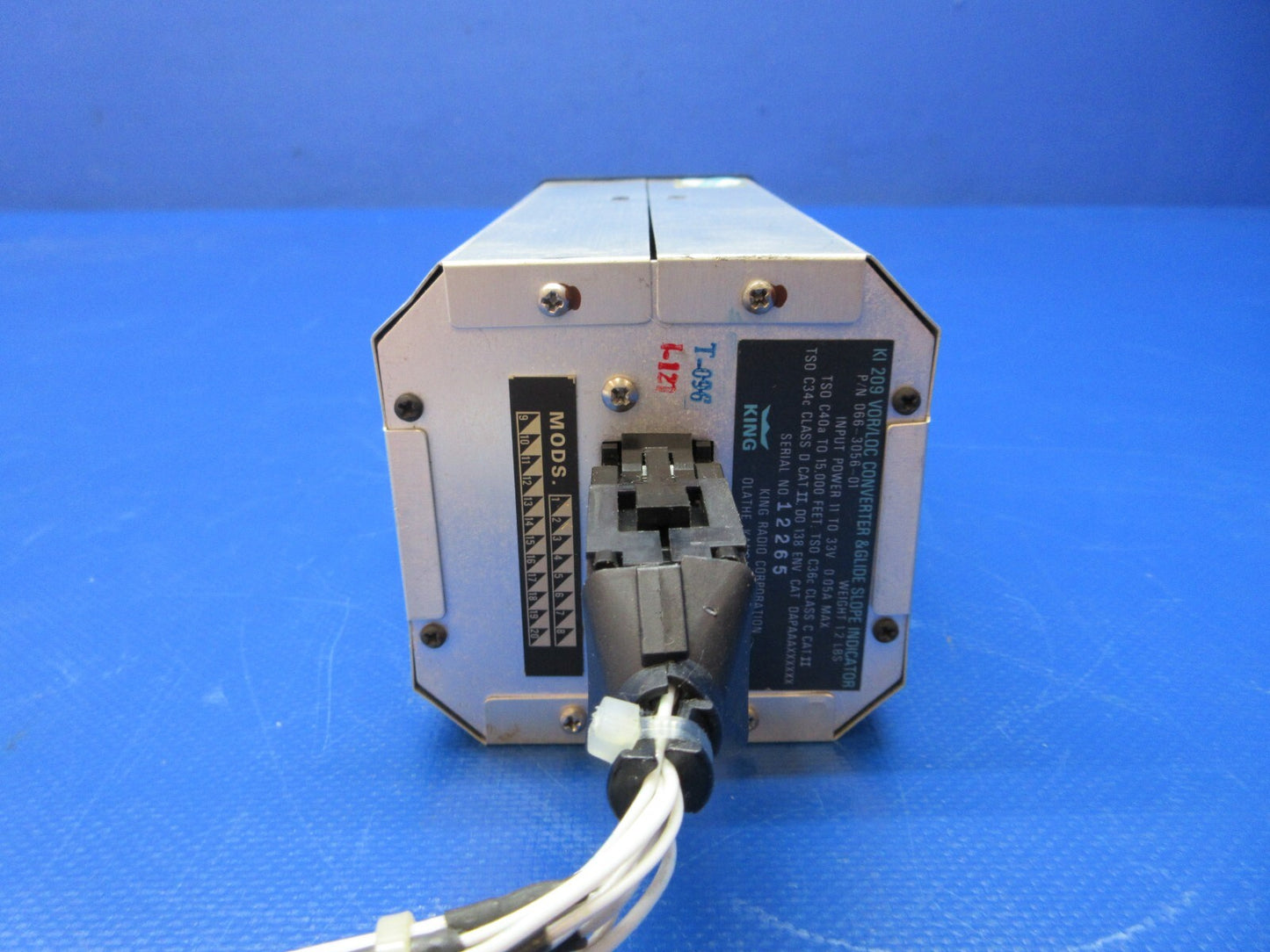 King KI209 VOR/LOC Converter & GS Indicator P/N 066-3056-01 CORE (0125-1464)3