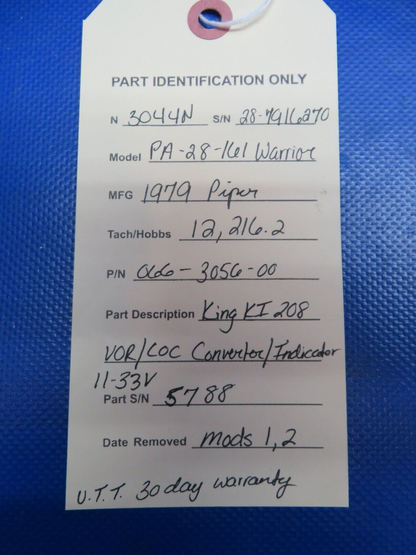 King KI 208 VOC/LOC Connector/Indicator 11-33v 066-3056-00 WARRANTY (1124-143)9