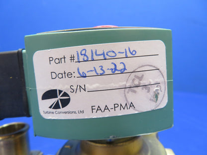 Asco Solenoid Shutoff Valve 24V P/N 18140-16 TESTED (0526-1375)5
