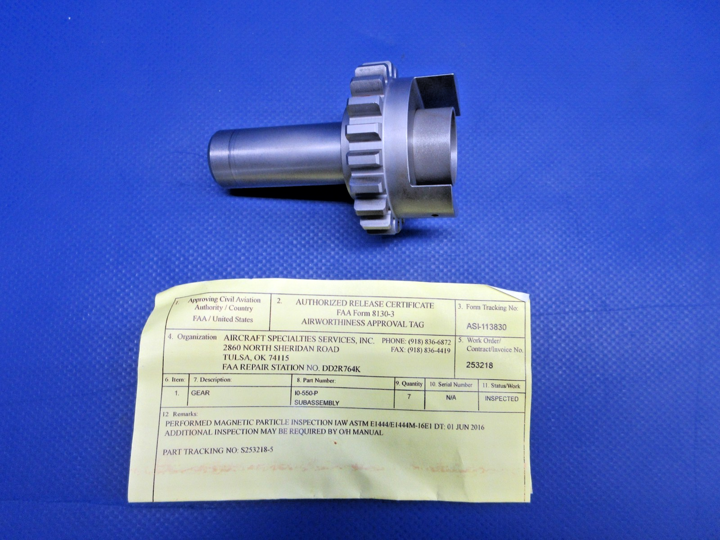 Continental Magneto Drive Gear  w/8130 P/N 641742 (0226-985)1