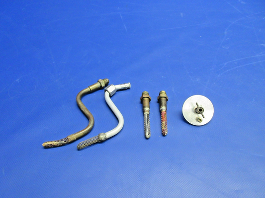 Beech F35 Bonanza Finger Fuel Strainer Set & Drain P/N 35-921221-63 (0726-806)0