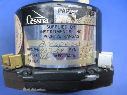 Cessna 421 Airspeed Indicator P/N C661040-0104, 402-05 WARRANTY (0326-208)1