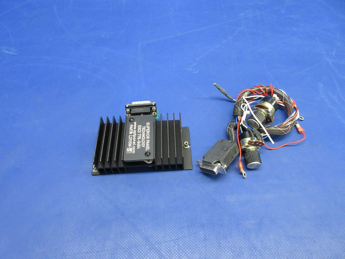 Superior Panel Solid State Dimmer w/ Switches P/N LD115W-2 WARRANTY (0926-738)0