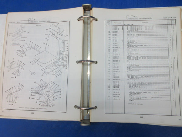 Cessna 172 & 172F 1975 thru 1978 Parts Catalog (1024-1282)