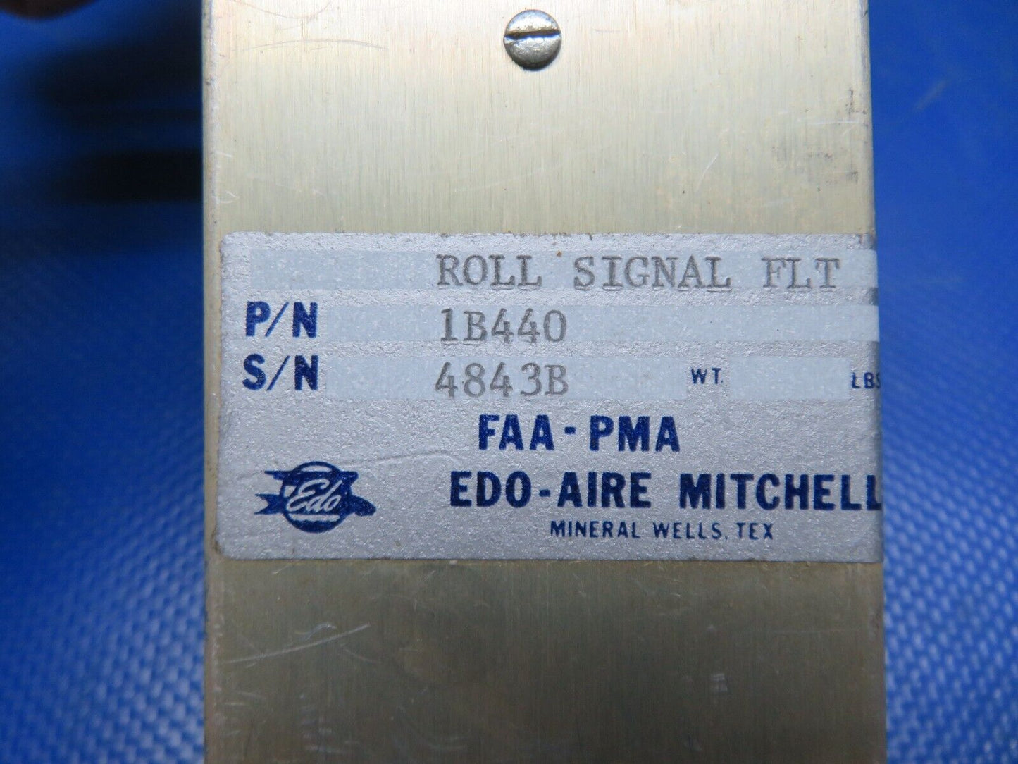Edo-Aire Mitchell Roll Signal FLT P/N 1B440 WARRANTY (0524-162)