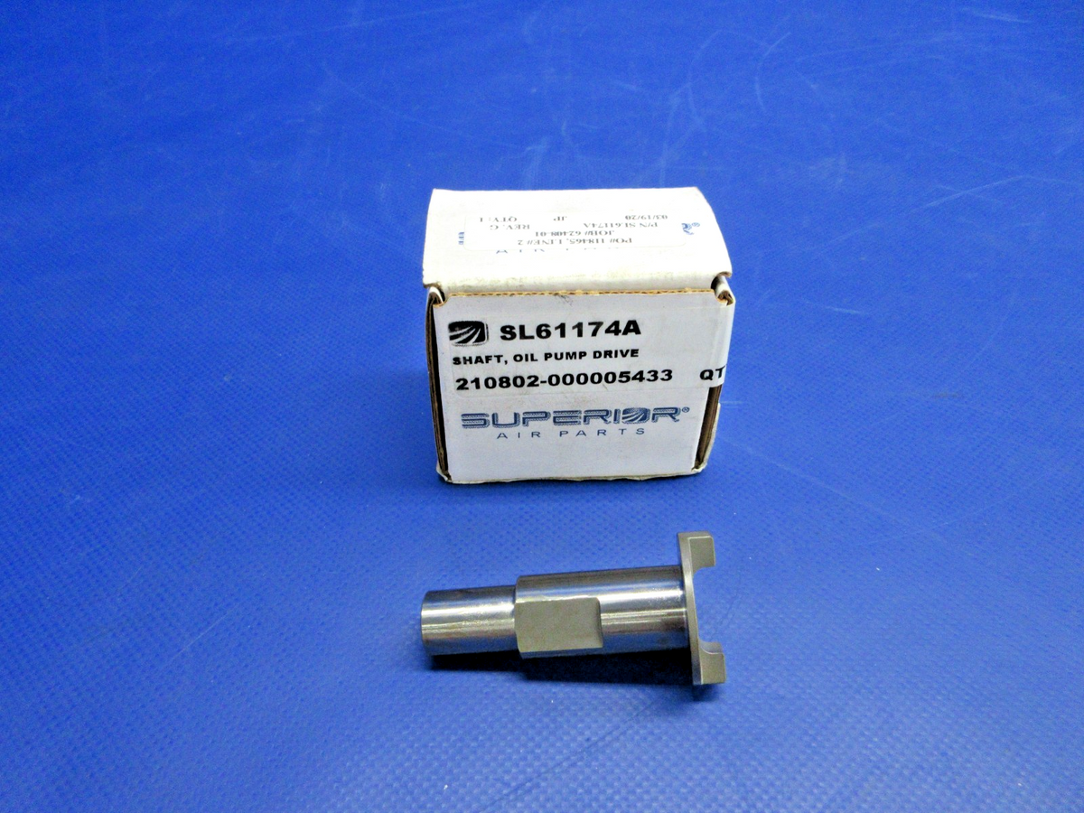 Superior SAP Lycoming Oil Pump Drive Shaft P/N 61174, SL61174A NOS (0926-889)0