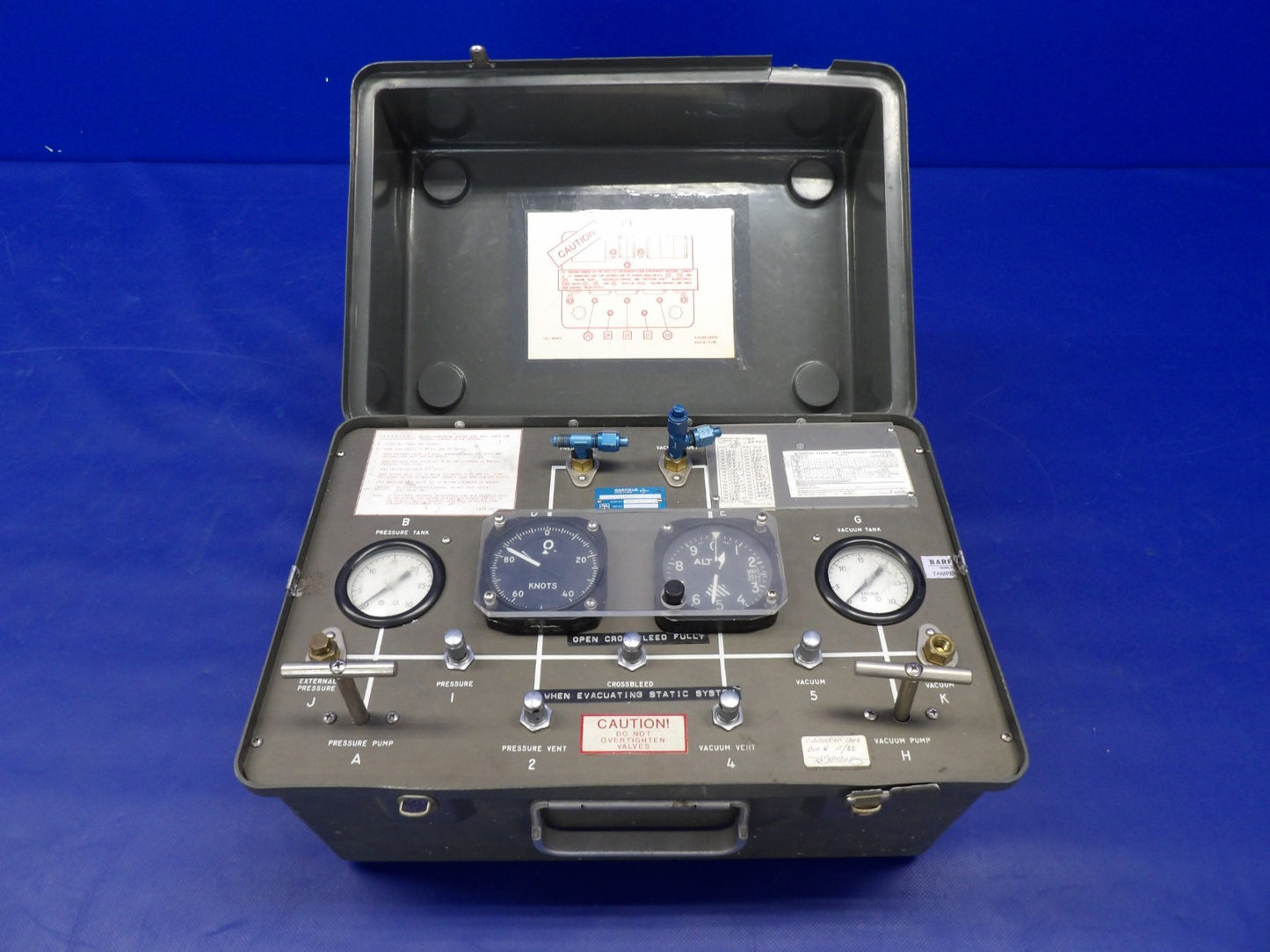 Barfield 1811FD Pitot Static Test Set WARRANTY (0626-1454)6