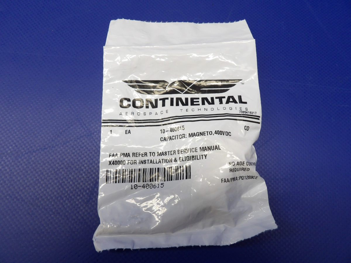 Continental Magneto Capacitor 400VDC P/N 10-400615 NOS (0426-1405)3