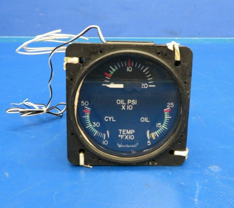 Edo-Aire Combination Engine Gauge Lighted 96-384058-3, 22-804-032-1 (0120-124)0