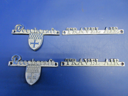 Beech Travel Air "Beechcraft" / " Travel Air" Placards Set 95-000017 (0326-812)1