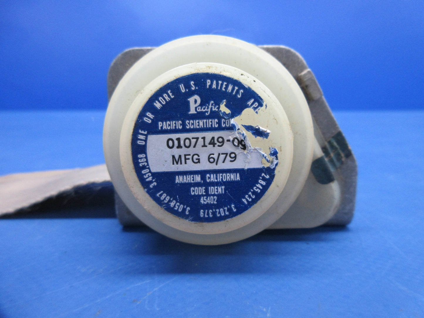 Damaged Pacific Scientific Inertia Reel Shoulder Harness 010749-09 (1124-784)7