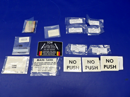 Beech Assorted Decals P/N 101-341101-71 NOS (0426-1279)0