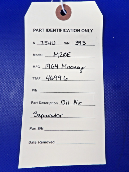 Mooney M20 / M20E Oil Air Separator (00826-1348)8
