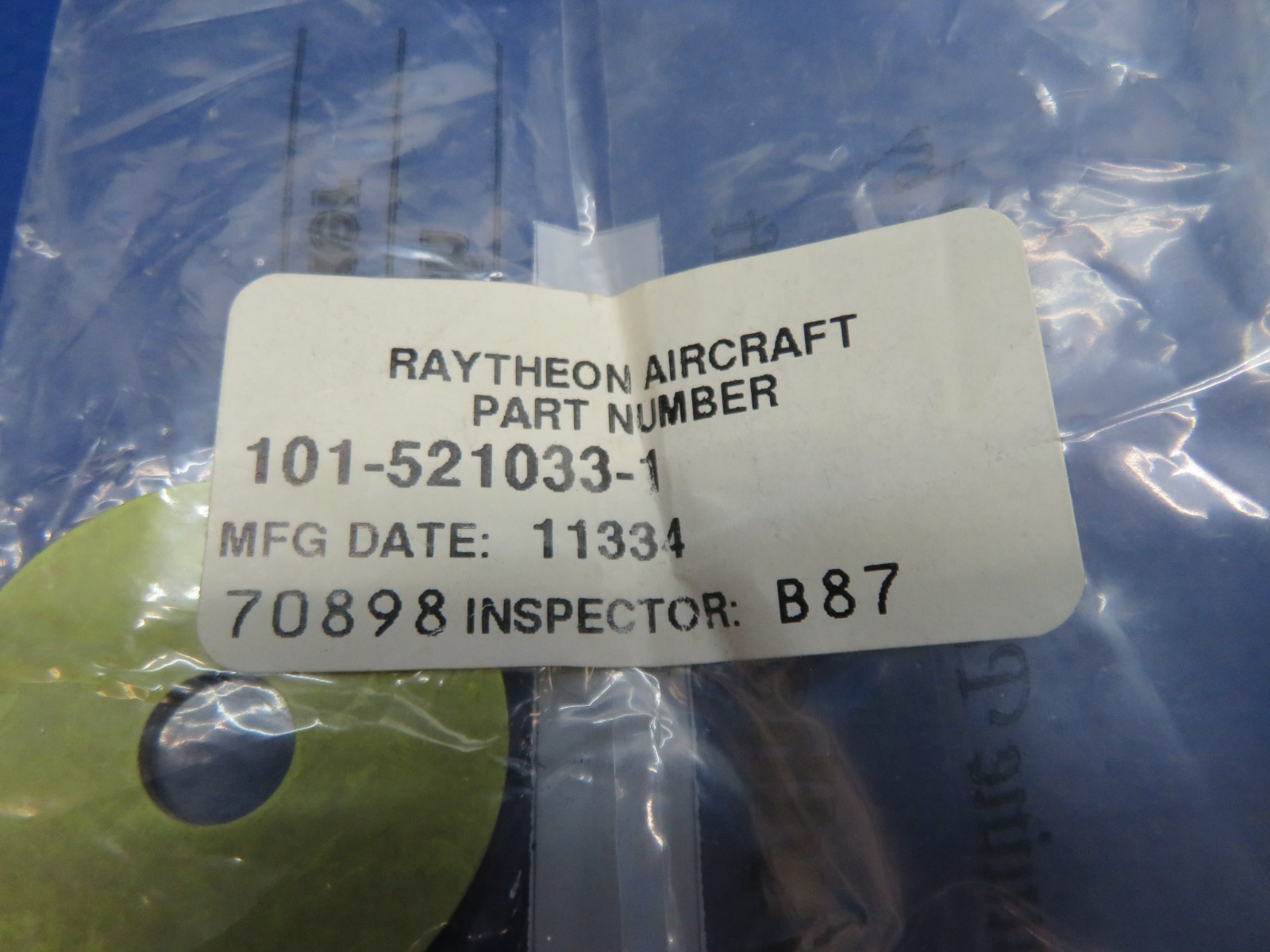 Beech Flap Guide Washer P/N 101-521033-1 NOS LOT OF 2 (0226-942)2