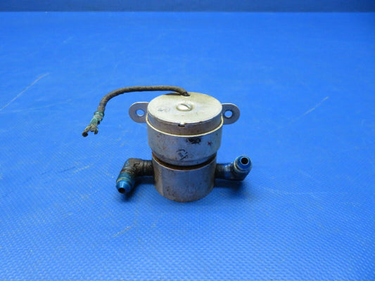 Early Cessna Stewart Warner Fuel Solenoid Valve G-489578-24-V TESTED (0724-107)