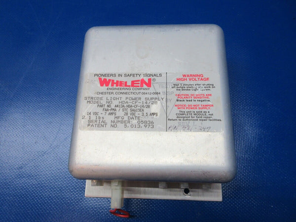 Piper PA-28-181 Whelen Strobe Light Power Supply 28v A413A TESTED (1224-1291)