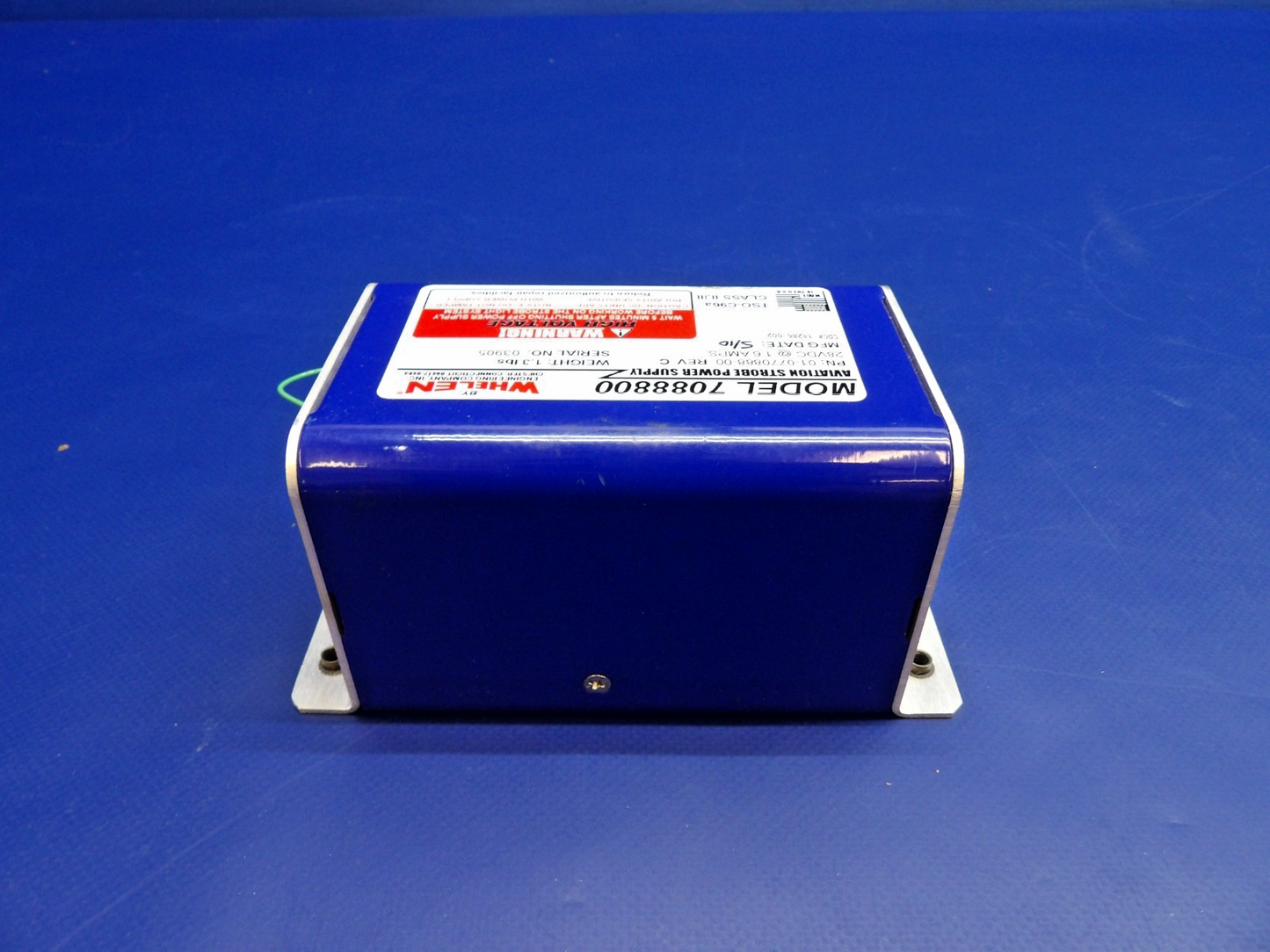 Whelen 7088800 Aviation Strobe Power Supply 28V P/N 14286-002 TESTED (0426-1338)8