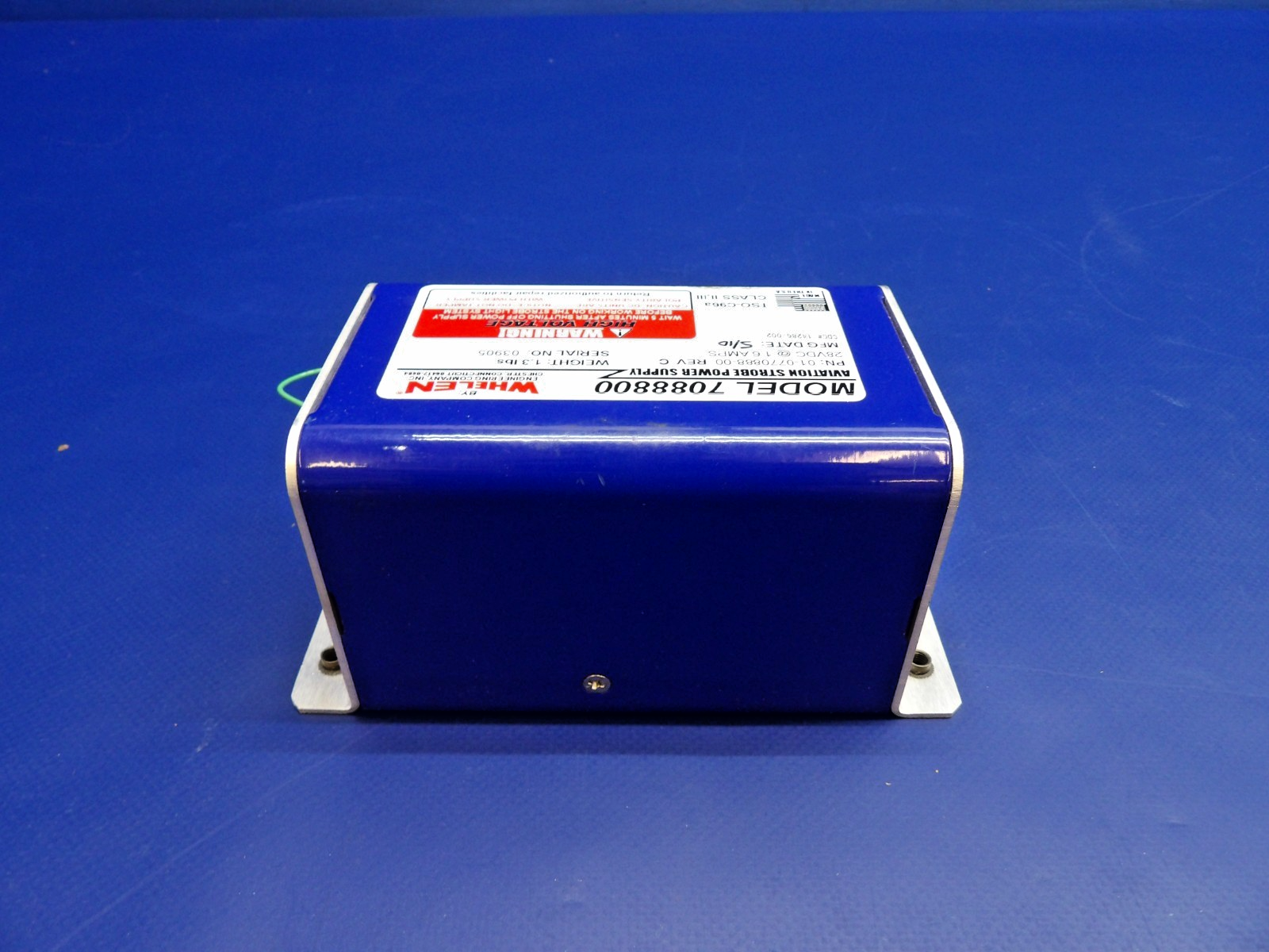 Whelen 7088800 Aviation Strobe Power Supply 28V P/N 14286-002 TESTED (0426-1338)8