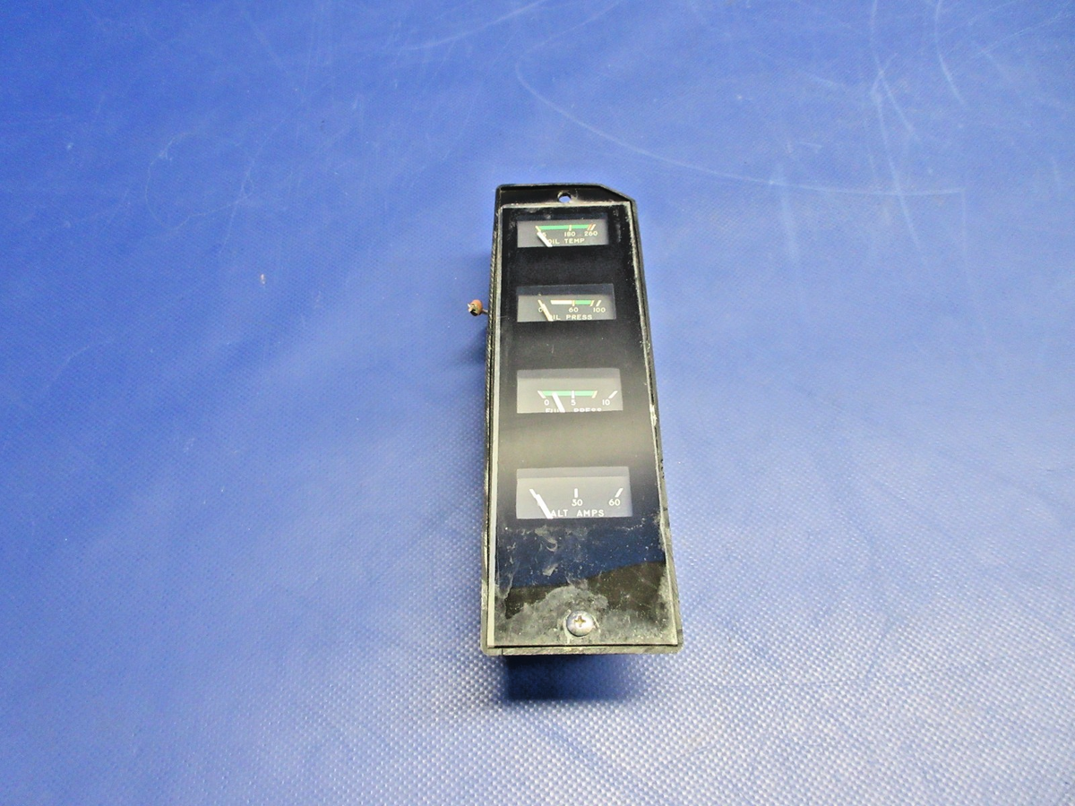 Grumman AA-1 Cluster Gauge P/N 5801010-501 WARRANTY (0926-843)1