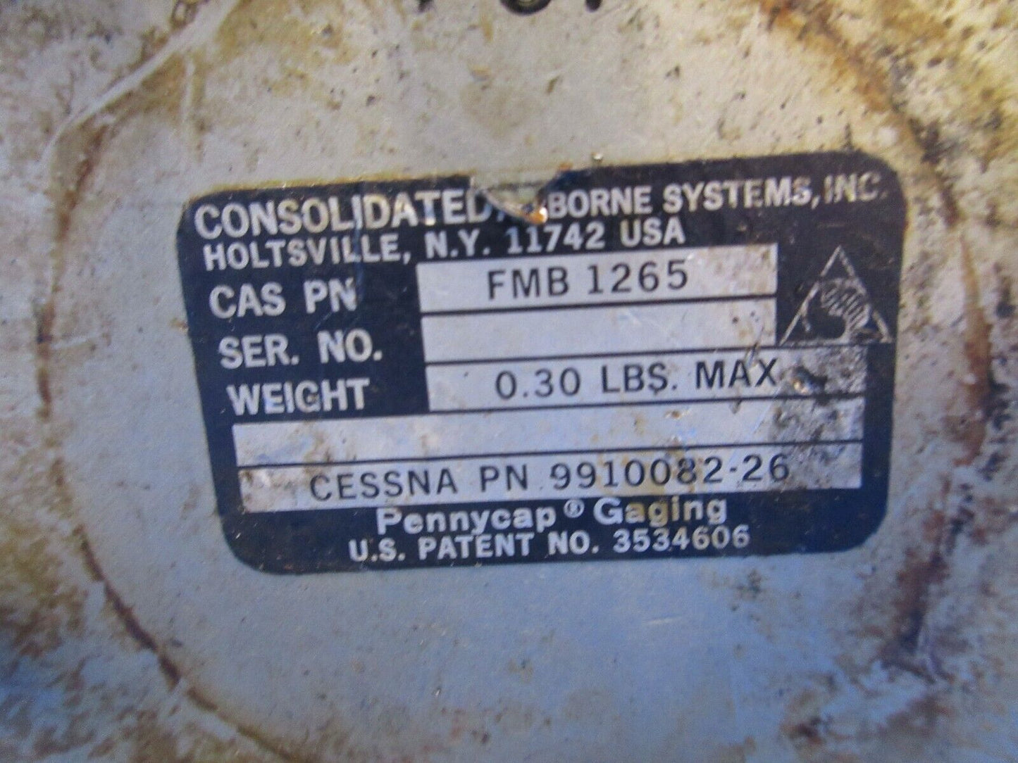 Cessna RH Fuel Level Transmitter w/ Mount P/N PAA700-11 WARRANTY (1224-1276)
