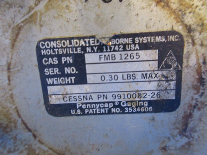 Cessna RH Fuel Level Transmitter w/ Mount P/N PAA700-11 WARRANTY (1224-1276)