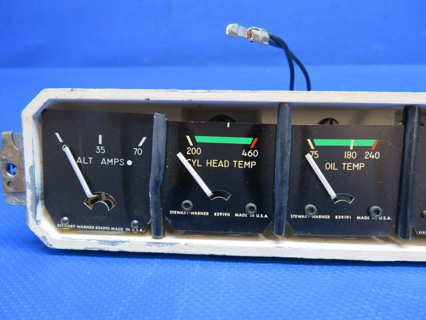 Piper PA-34 Stewart Warner Cluster Gauge 436459, 436459-Y10 WARRANTY (0424-1732)