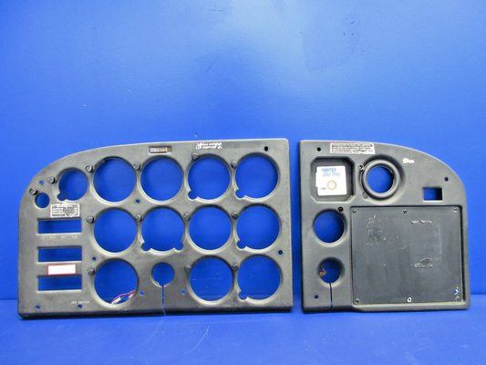 Cessna 172RG LH & RH Instrument Panel Cover 2413020-805 & -384 TESTED (0526-926)0