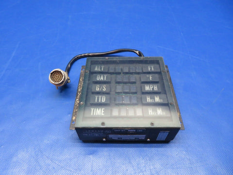Intercontinental Dynamics Cabin Display P/N 41045-101 WARRANTY (0424-247)