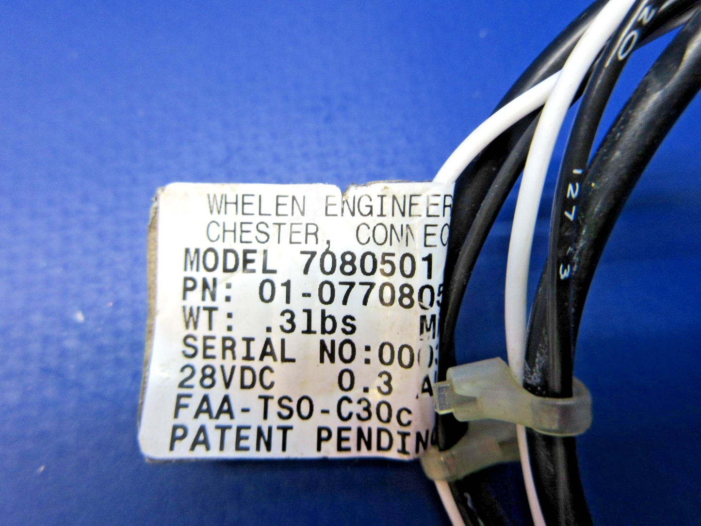 Whelen 7080501 LED Tail Position Light 28V P/N 01-0770805-01 TESTED (0426-814)2