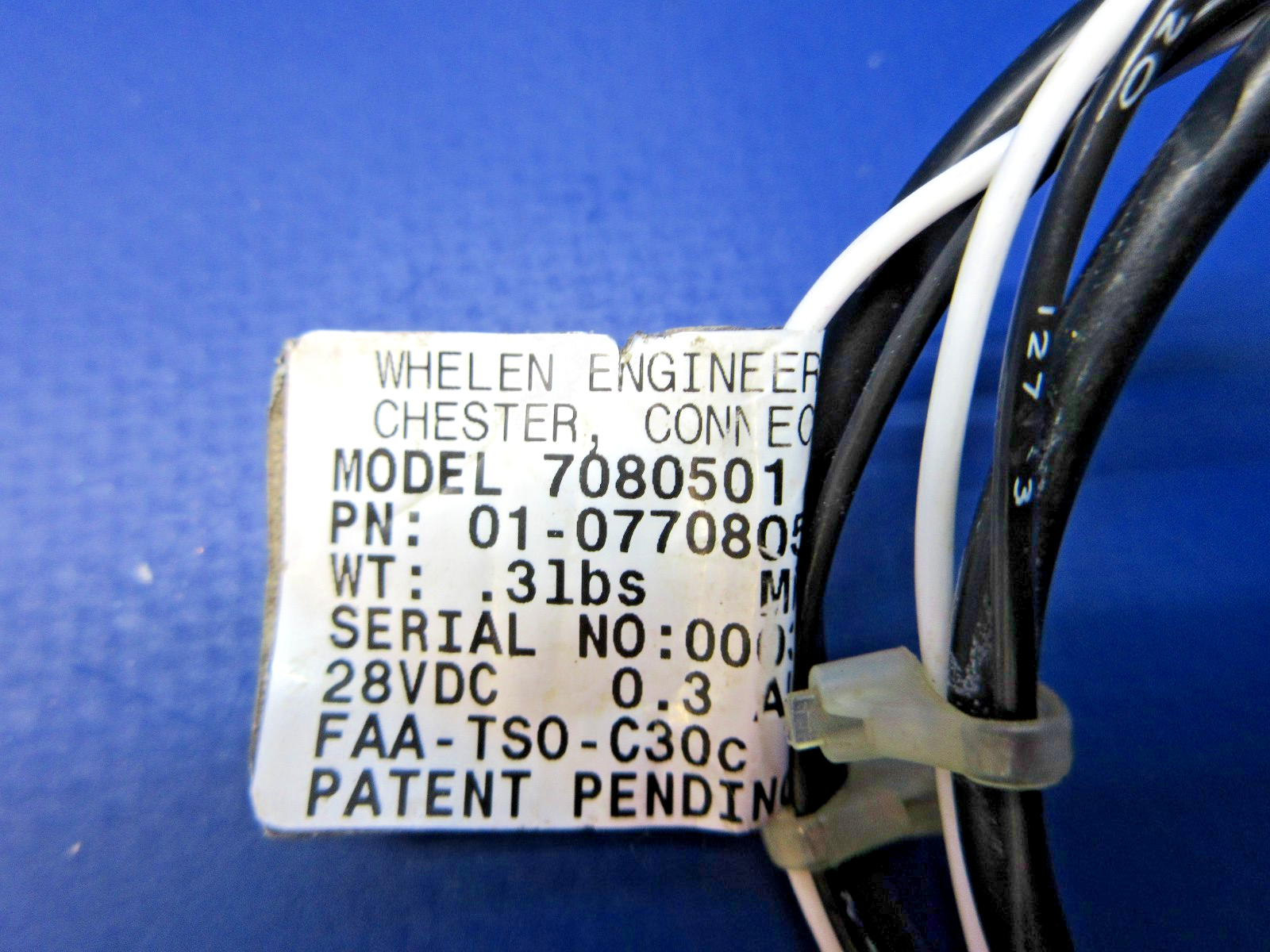 Whelen 7080501 LED Tail Position Light 28V P/N 01-0770805-01 TESTED (0426-814)2