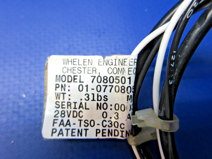 Whelen 7080501 LED Tail Position Light 28V P/N 01-0770805-01 TESTED (0426-814)2