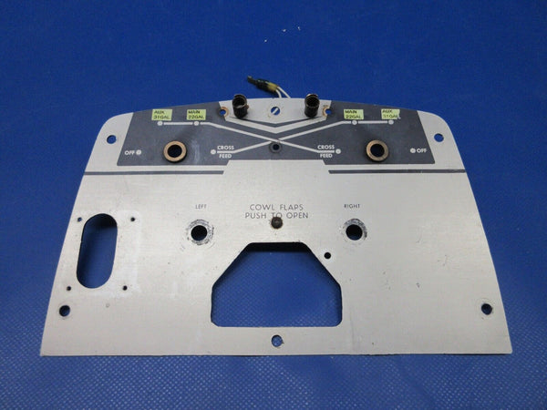 Beech 95 / D95A Travel Air Fuel Selector Valve Plate 96-920011-11 (0524-1126)