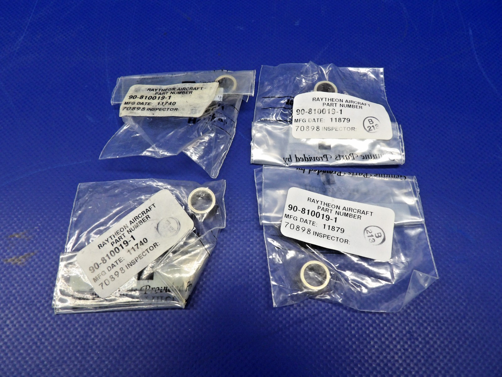 Beech Landing Gear Torque Knee Bushing w 8130 90-810019-1 LOT 4 NOS (0426-1289)4