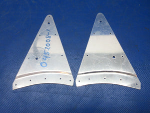 Cessna 150 / 150L Lower Cowl Reinforcements P/N 0452008-1 & -2 NOS (1124-1324)