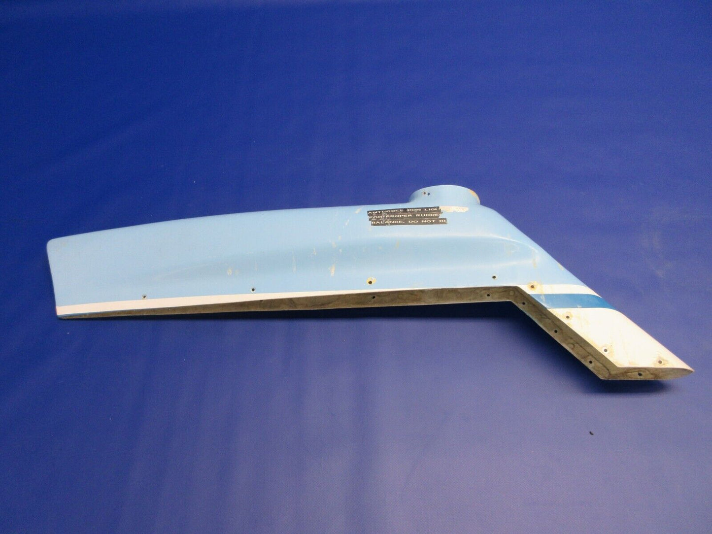 =Cessna 310 / 310R Rudder Tip w/ Light Opening P/N 0831018-6 (1124-2053)