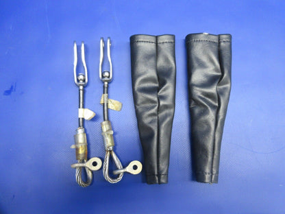 Piper PA-28-181 Rear Seat Belt Attach Cable & Cover 96908-05 (1224-711)