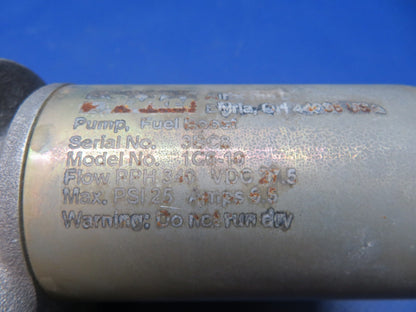 Cessna 421 Airborne Fuel Pump 28v P/N 1C6-10 CORE (0326-175)2