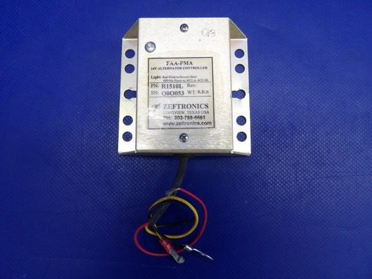 Piper Cherokee Zeftronics Alternator Controller 14V R151DL TESTED (0626-1423)0