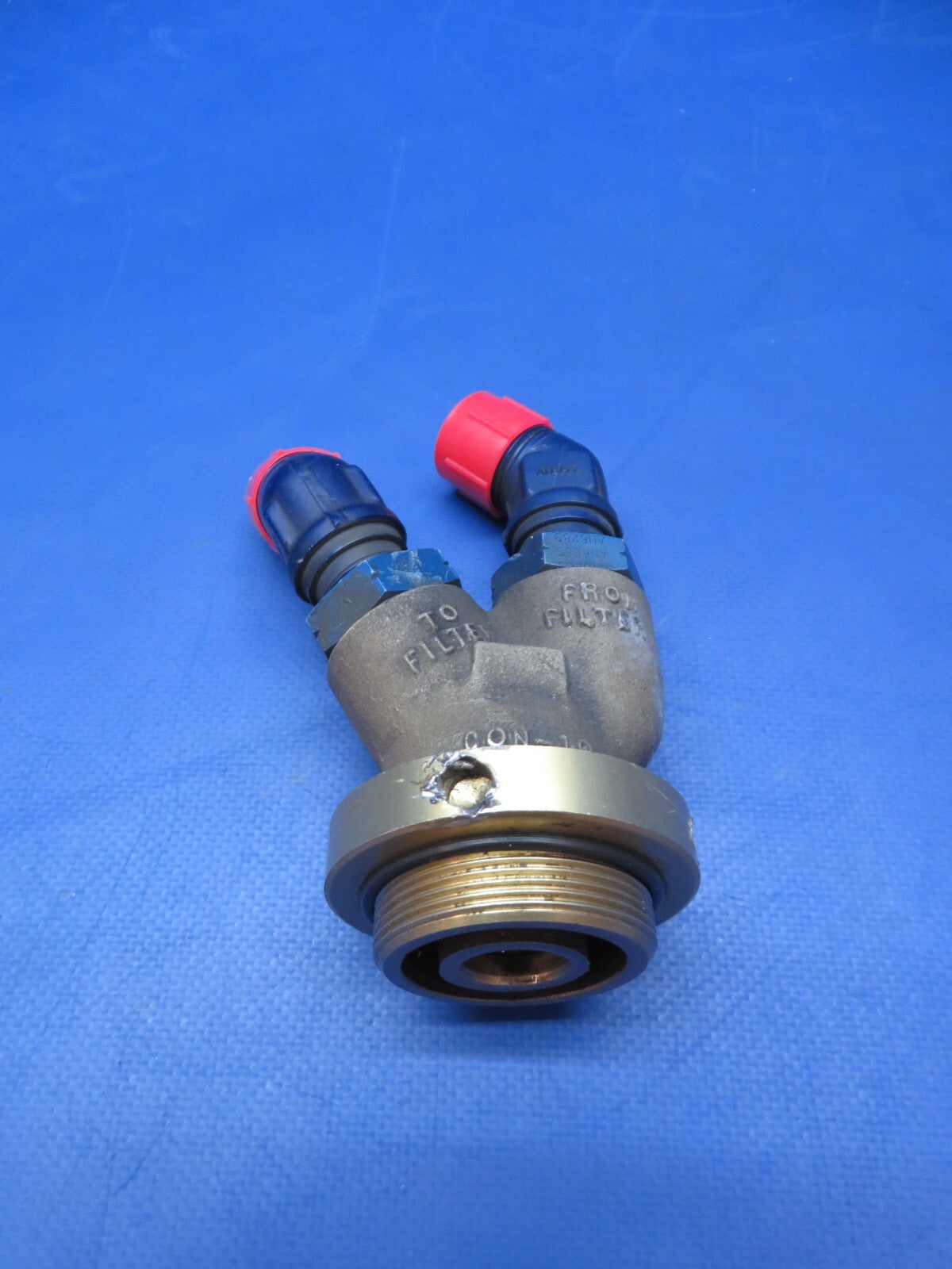 Airwolf Oil Filter Adapter w/ Bracket P/N OFB-11 (0523-1136)12