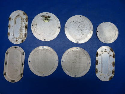 Mooney M20 /M20E Inspection Panels / Cover Plate P/N 913015 LOT OF 8 (0724-1877)